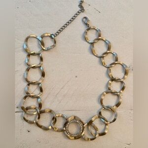 Elegant silver-Tone Chain Necklace
